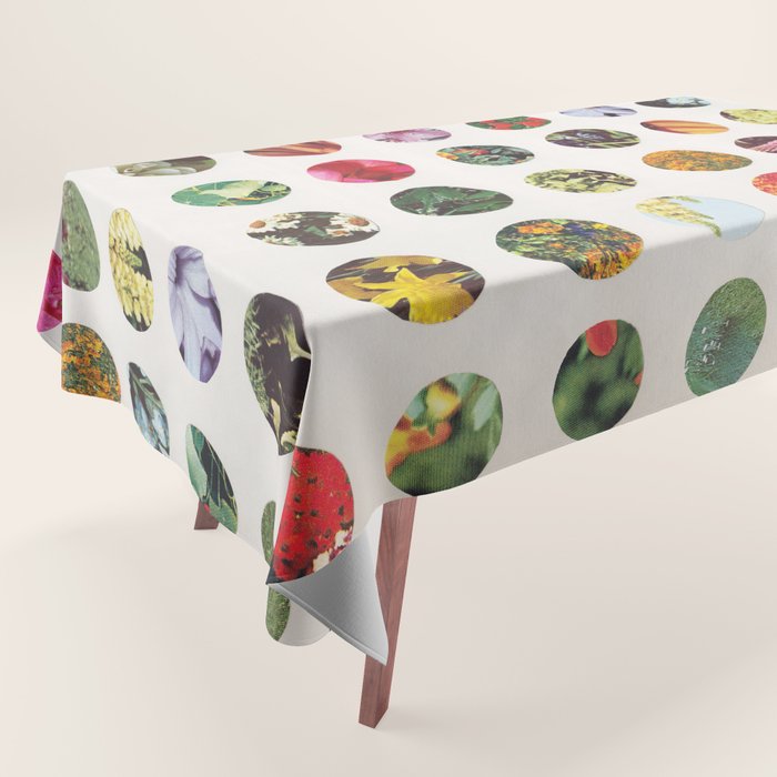 Floral Circles / Paper Pattern Tablecloth