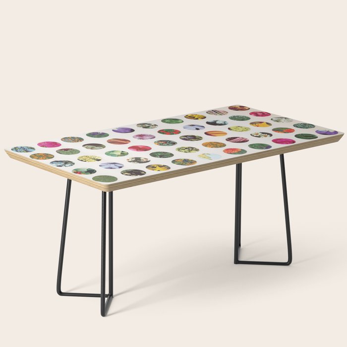 Floral Circles / Paper Pattern Coffee Table