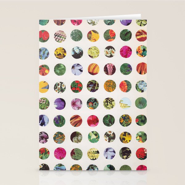Floral Circles / Paper Pattern Stationery Card
