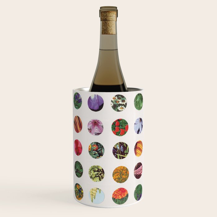 Floral Circles / Paper Pattern Wine Chiller