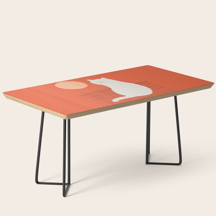 Abstraction Minimal Cat 31 Relax Day Coffee Table