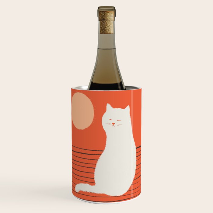 Abstraction Minimal Cat 31 Relax Day Wine Chiller