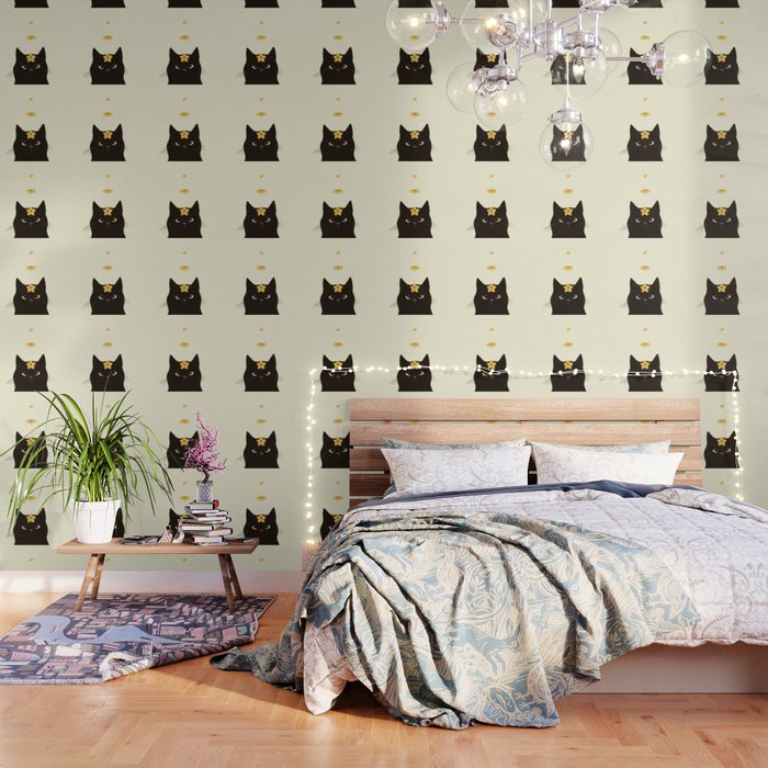 Hidden Cat 20 Spring Yellow Flower Wallpaper