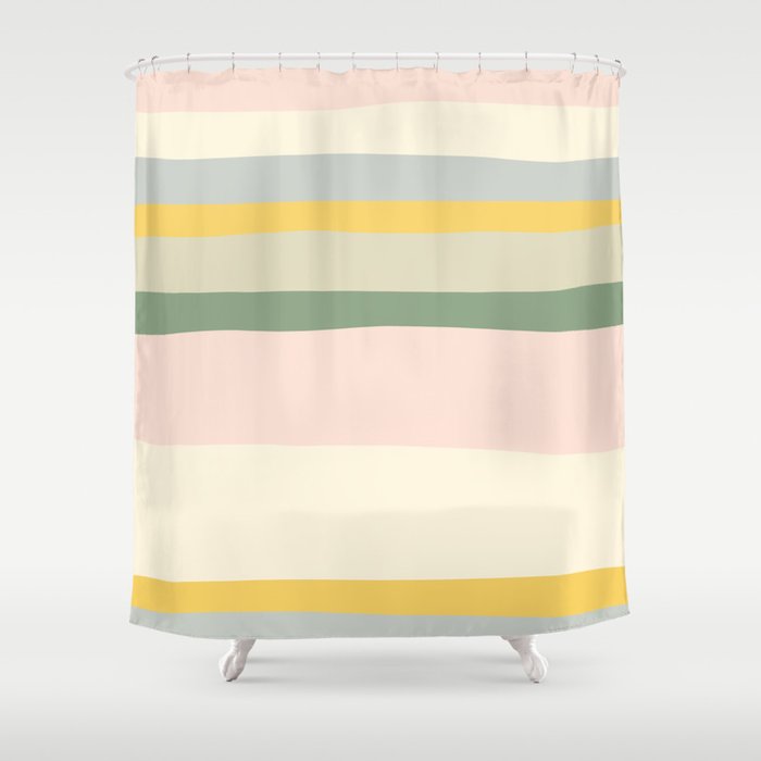 Colorful & Fun Striped Children'S Pattern Shower Curtain