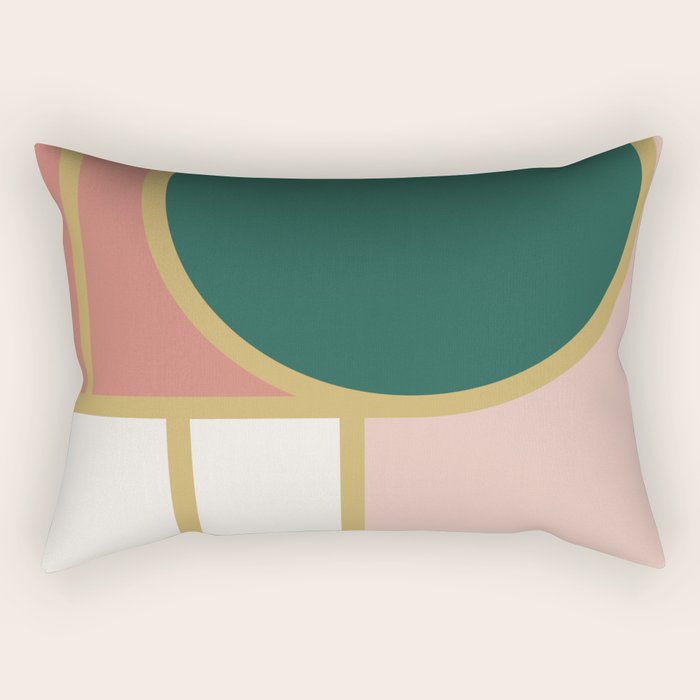 Maximalist Geometric 05b Rectangular Pillow