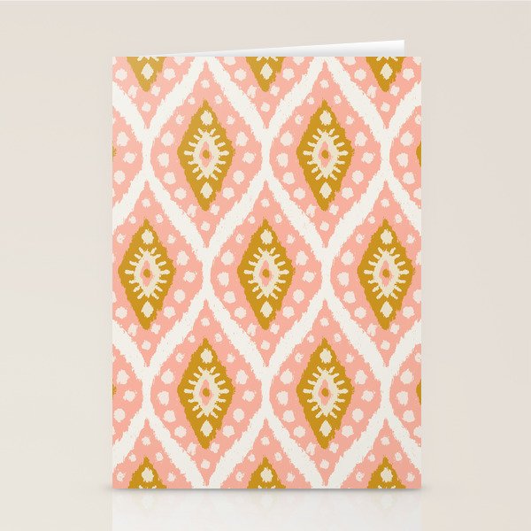 Caliza (Pink & Marigold) Stationery Card