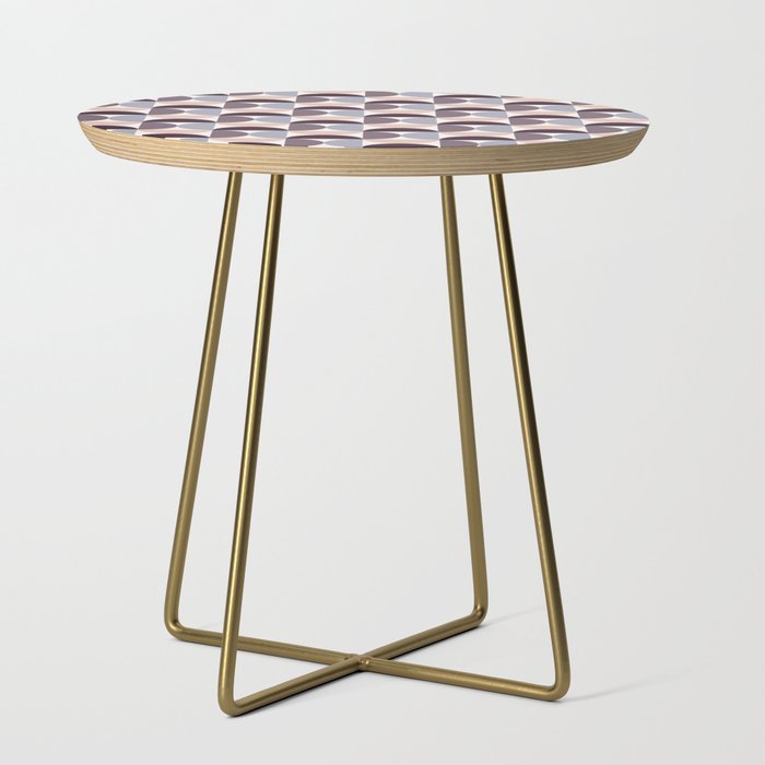Bauhaus Mid Century Modern Geometric Pattern Xiv Side Table