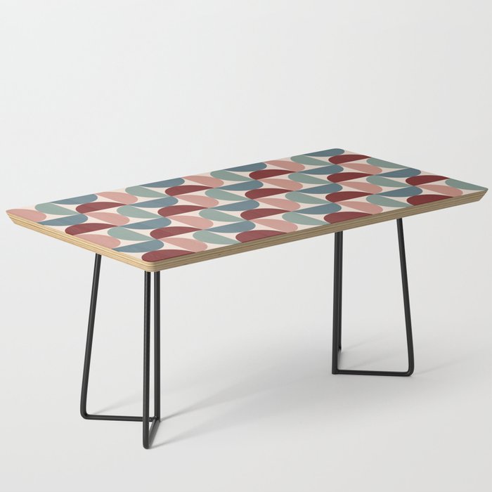 Bauhaus Mid Century Modern Geometric Pattern Xv Coffee Table
