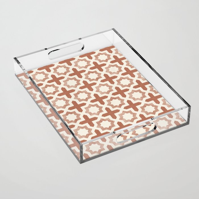 River Stars - Multi Terracotta Acrylic Tray