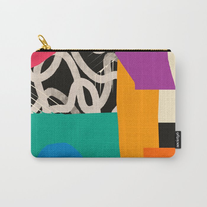 Mid Century Collage | Pattern 07: The Retro Edition Carry All Pouch