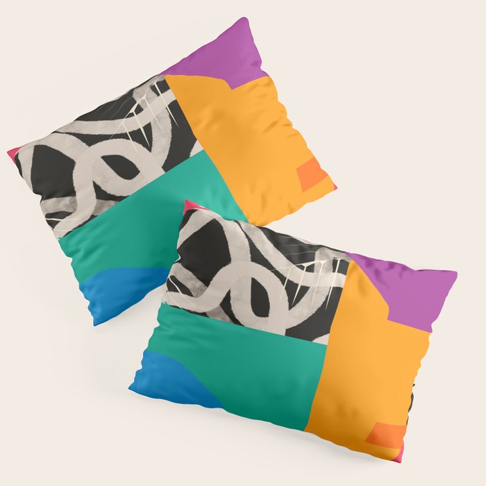 Mid Century Collage | Pattern 07: The Retro Edition Pillow Sham