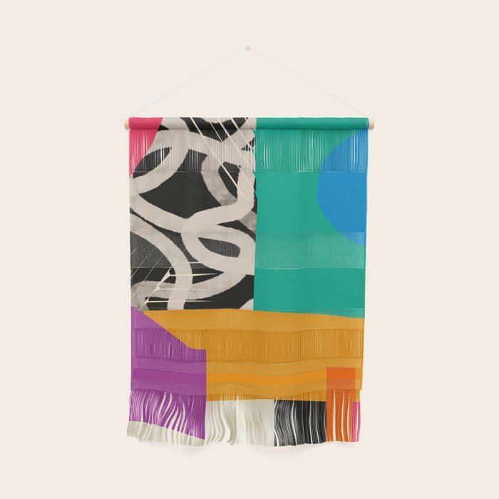 Mid Century Collage | Pattern 07: The Retro Edition Wall Hanging