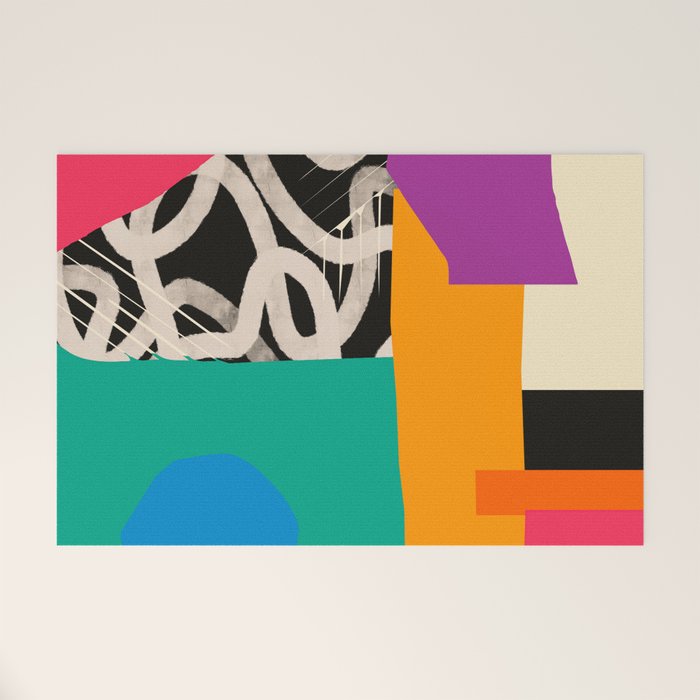 Mid Century Collage | Pattern 07: The Retro Edition Welcome Mat