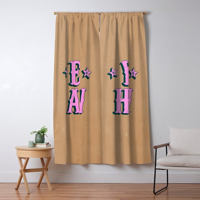 Yee Haw: Full Rodeo Edition Window Curtain