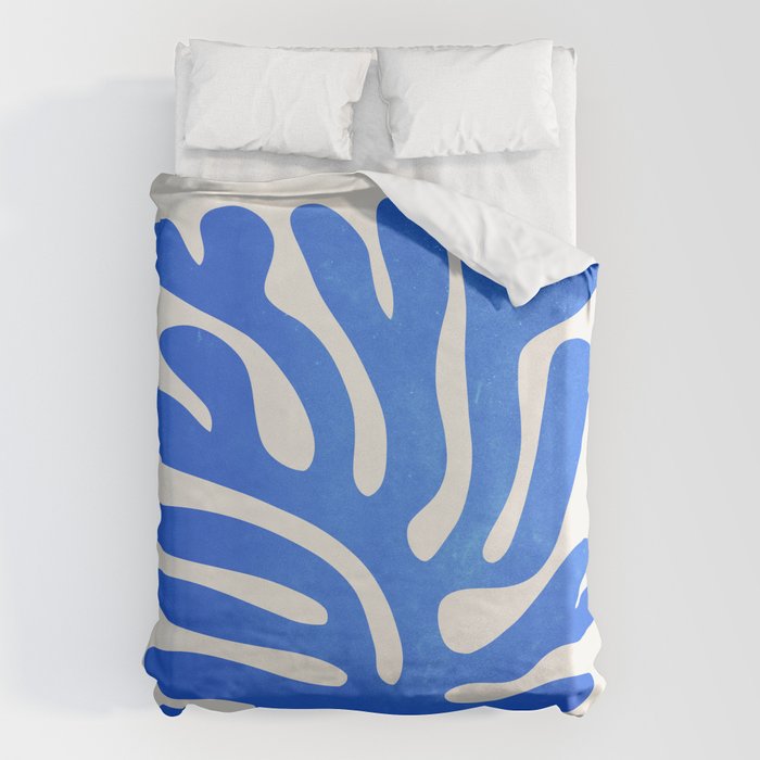Marseille Blue: Matisse Color Paper Cutouts 03 Duvet Cover