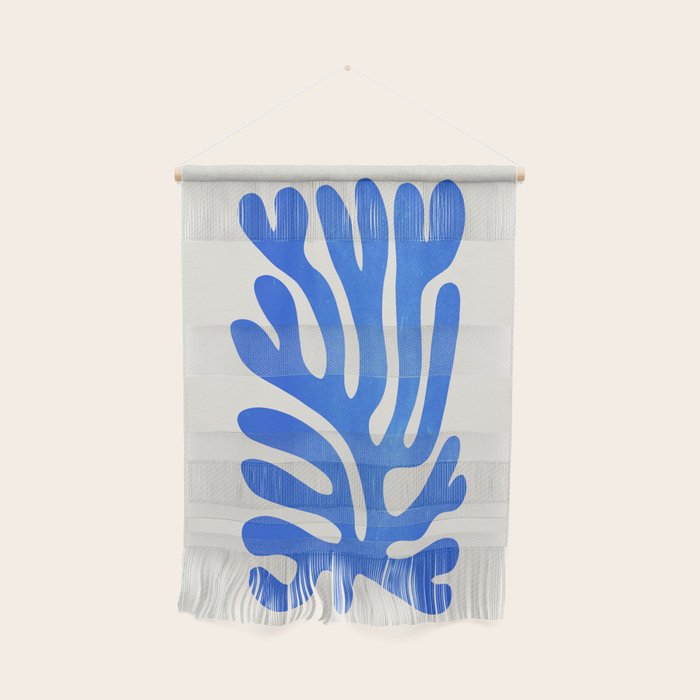 Marseille Blue: Matisse Color Paper Cutouts 03 Wall Hanging