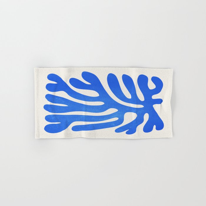 Marseille Blue: Matisse Color Paper Cutouts 03 Bath Towel