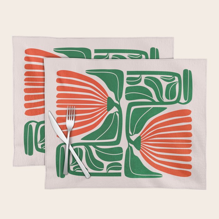 Pippin & Ferns: Les Fleurs | Flower Market 01 Placemat