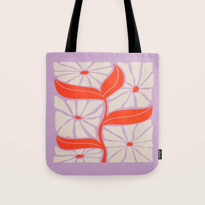 Plum & Flamingo: Les Fleurs | Flower Market Color Series 06 Tote Bag