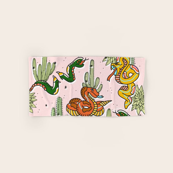Join Or Die #Illustration #Wildlife #Pattern Bath Towel