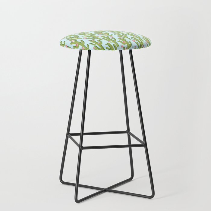 Summer Cactus #Illustration #Cactus Stool