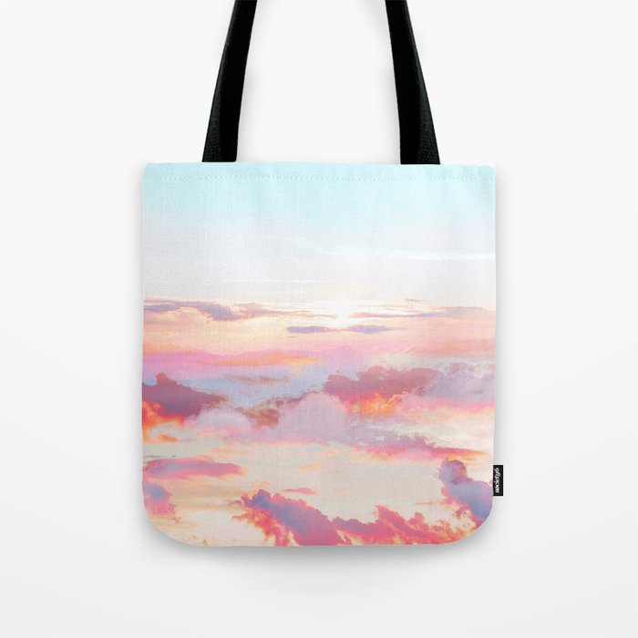 Blush Clouds #Digital #Photography Tote Bag