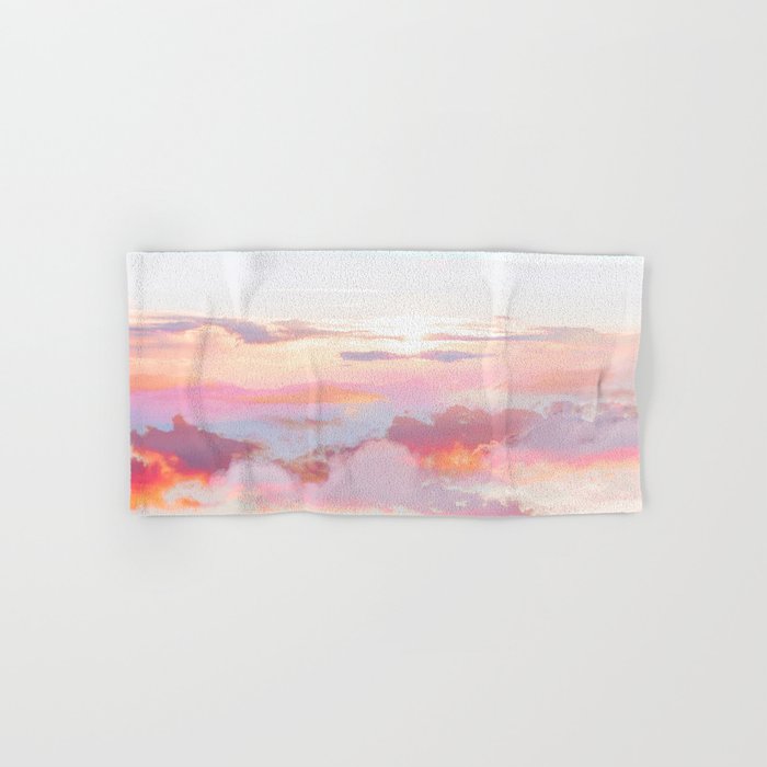 Blush Clouds #Digital #Photography Bath Towel