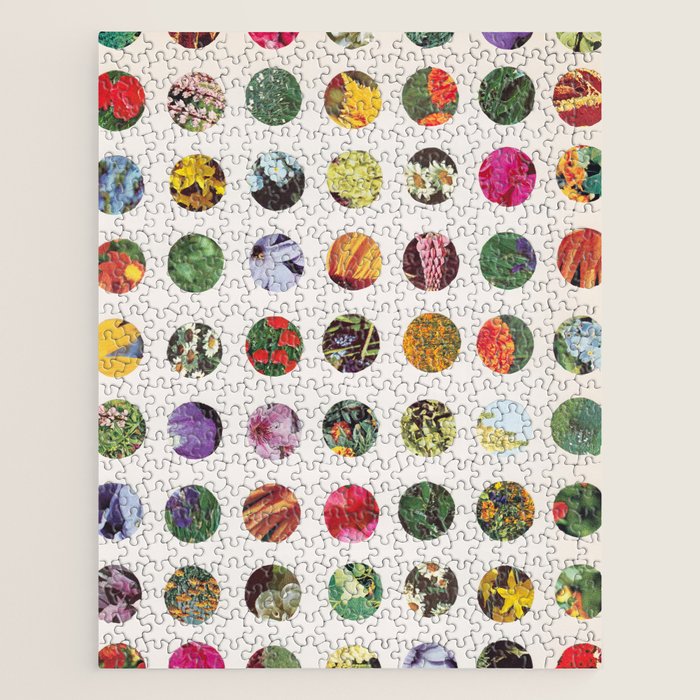 Floral Circles / Paper Pattern Jigsaw Puzzle