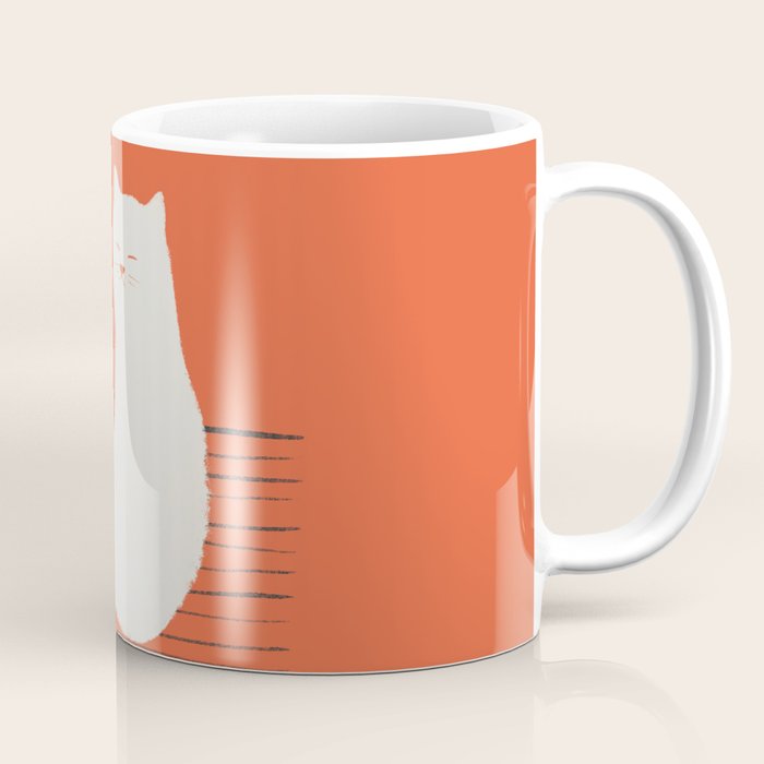 Abstraction Minimal Cat 31 Relax Day Coffee Mug