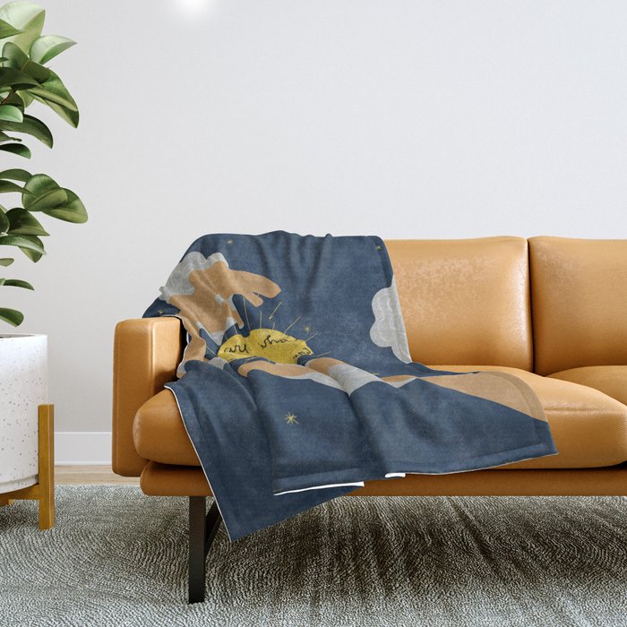 We Are What We Think About Throw Blanket