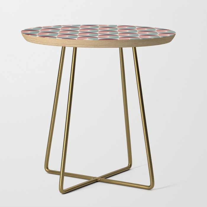 Bauhaus Mid Century Modern Geometric Pattern Xv Side Table