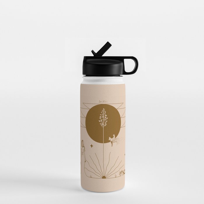 It Was All A Dream - Tan & Rust Water Bottle