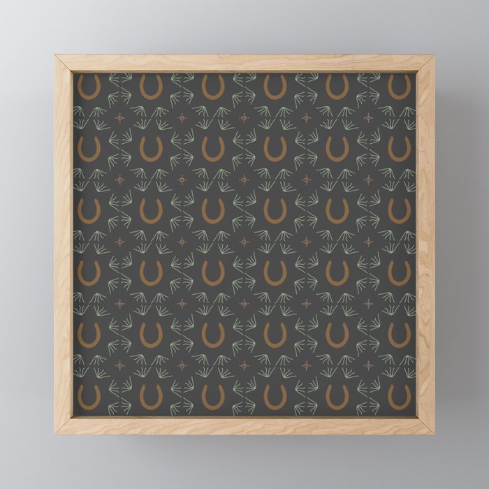 Burning Daylight Pattern  Mini Art Print