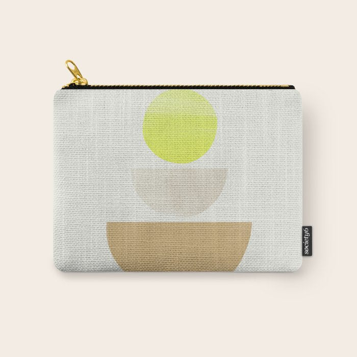 Balancing Shapes No.1 | Neon Carry All Pouch