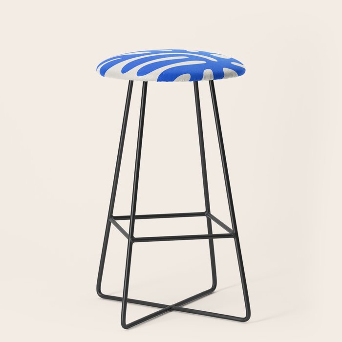 Marseille Blue: Matisse Color Paper Cutouts 03 Stool