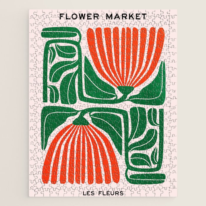 Pippin & Ferns: Les Fleurs | Flower Market 01 Jigsaw Puzzle