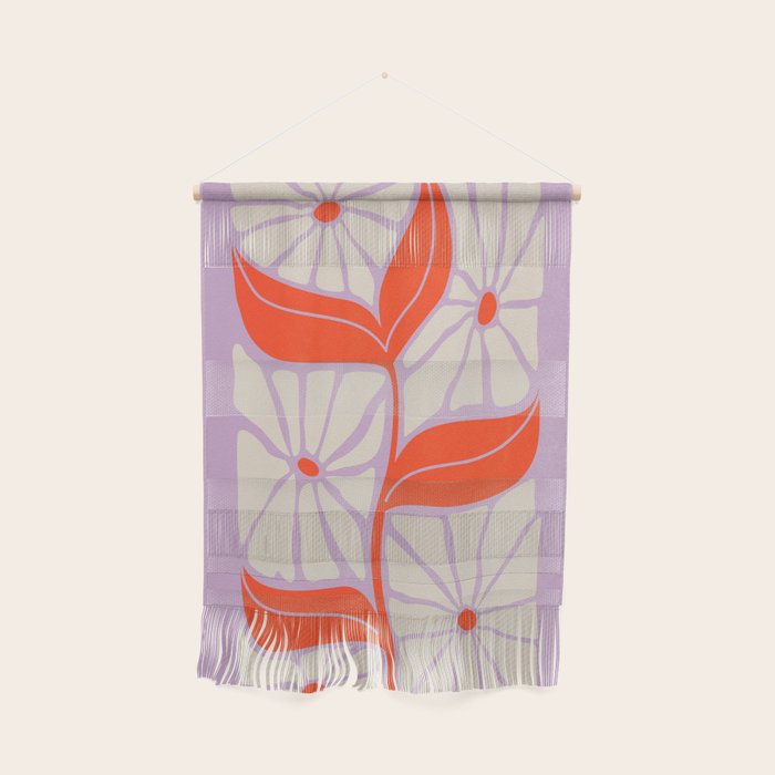 Plum & Flamingo: Les Fleurs | Flower Market Color Series 06 Wall Hanging