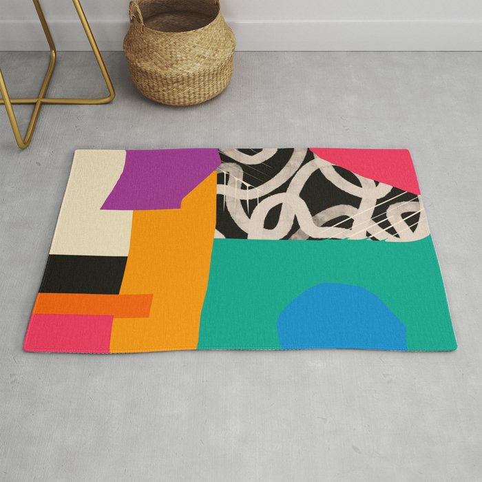 Mid Century Collage | Pattern 07: The Retro Edition Rug