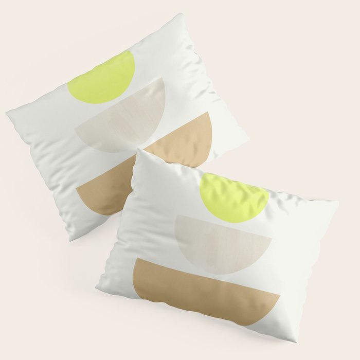 Balancing Shapes No.1 | Neon Pillow Sham
