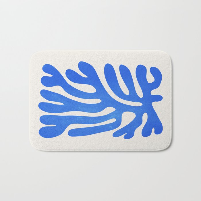 Marseille Blue: Matisse Color Paper Cutouts 03 Bath Mat