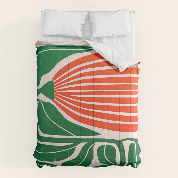 Pippin & Ferns: Les Fleurs | Flower Market 01 Comforter