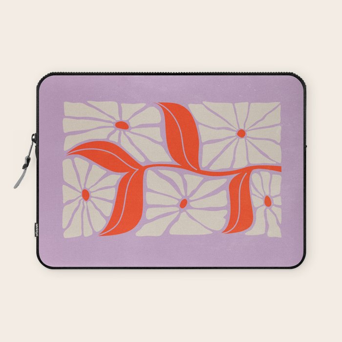 Plum & Flamingo: Les Fleurs | Flower Market Color Series 06 Laptop Sleeve
