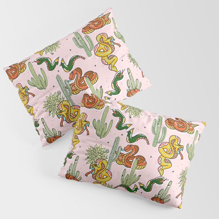 Join Or Die #Illustration #Wildlife #Pattern Pillow Sham