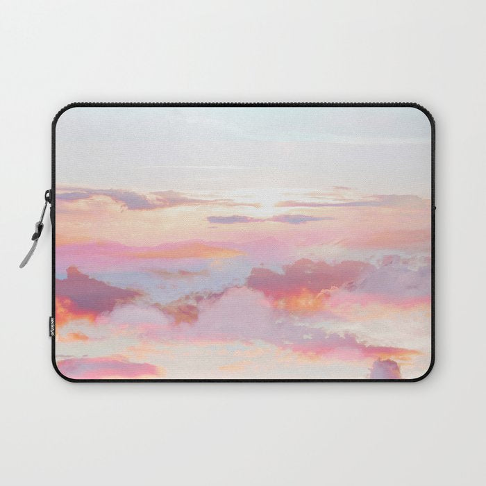 Blush Clouds #Digital #Photography Laptop Sleeve