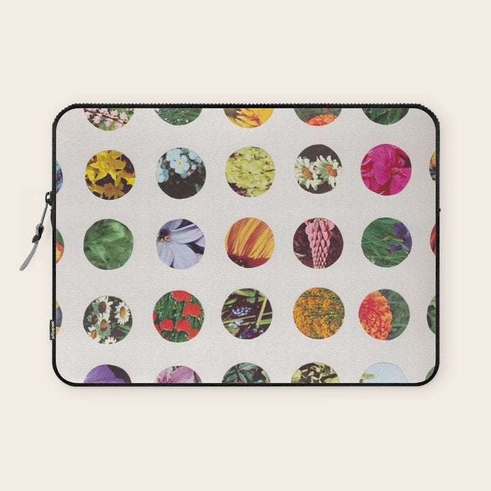 Floral Circles / Paper Pattern Laptop Sleeve