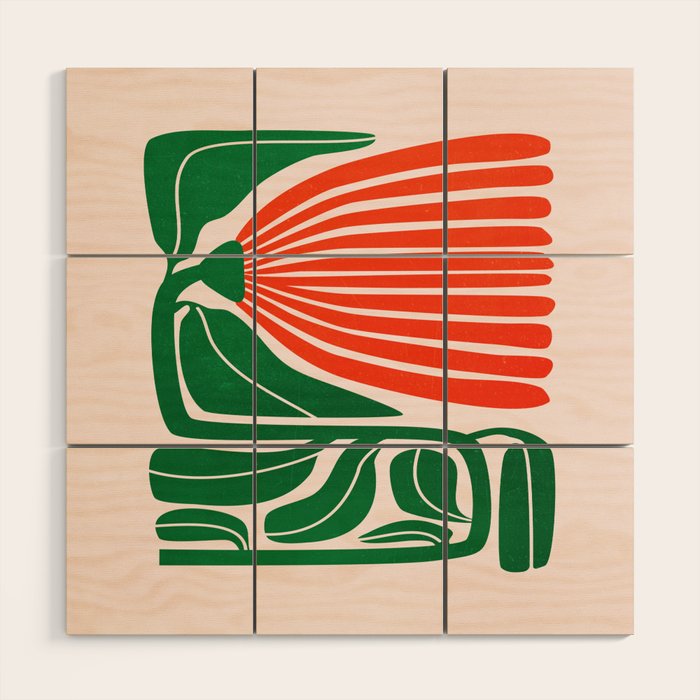 Pippin & Ferns: Les Fleurs | Flower Market 01 Wood Wall Art