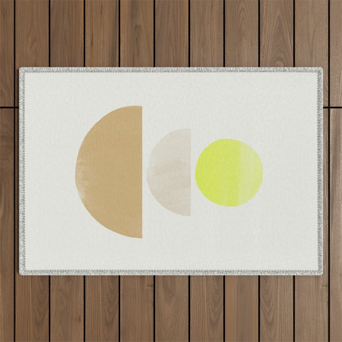 Balancing Shapes No.1 | Neon Outdoor Rug