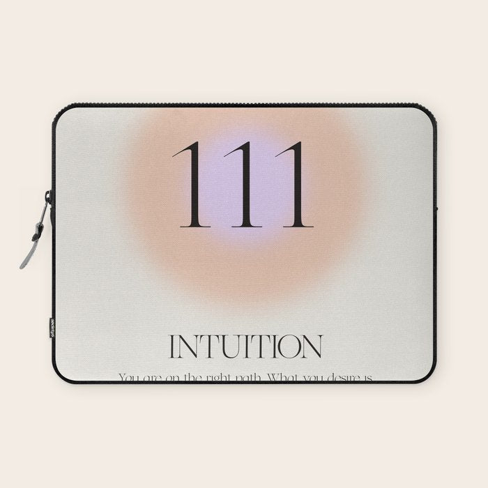 Angel Number 111 | Intuition Laptop Sleeve