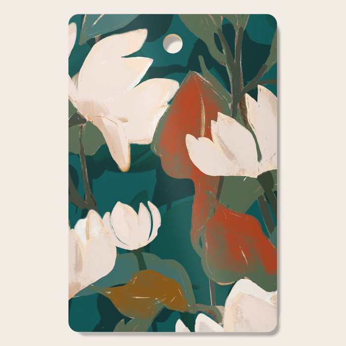 Abstract Art Garden Flowers Cutting Board