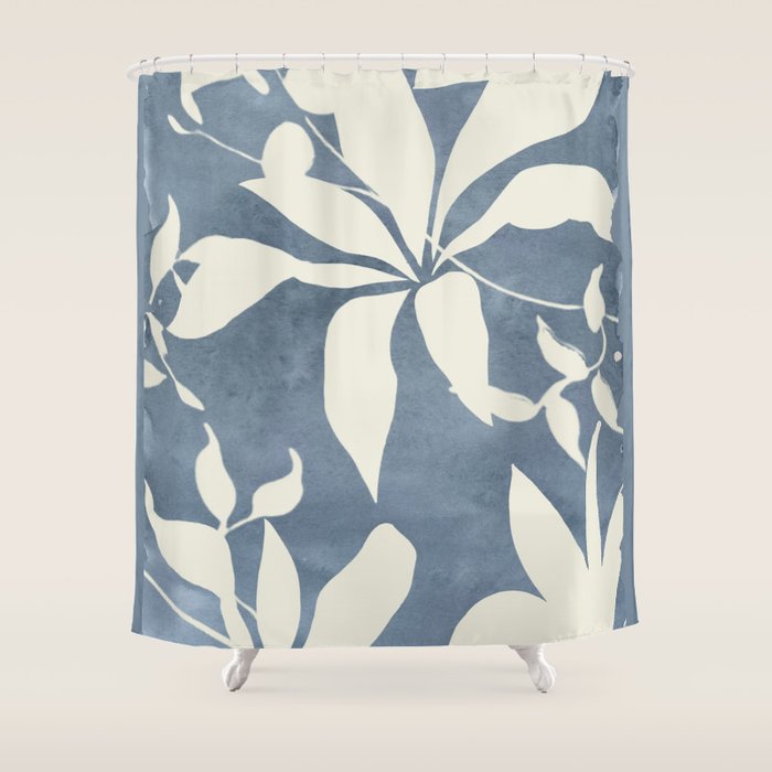 Botanical Abstract Art 12 Shower Curtain